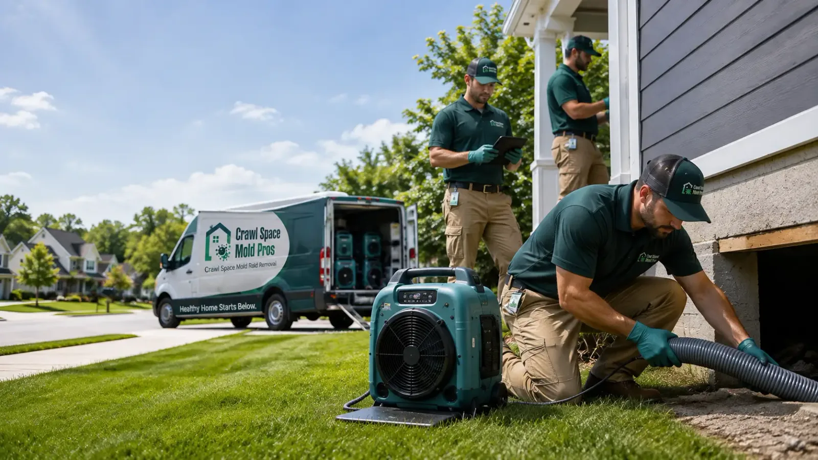 Crawl Space Mold Removal in Avondale, CO